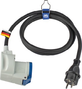 Adapterleitung 1,5m, schwarz Schwabe 61483