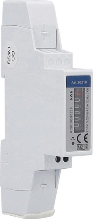 Hutschienen Wechselstromzähler 230V Schwabe 62511