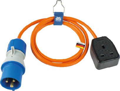 Adapterleitung 1,5m, orange "BS" Schwabe 660488