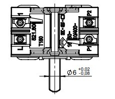 Rotary switch 2 contact tracks