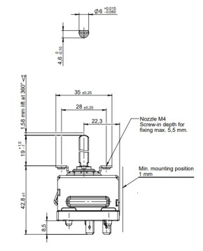 55.17052.100 Thermsotat 50-300°C 1-polig