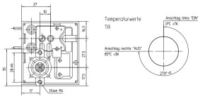 Controller-limiter combination 0-85°C 3-pole