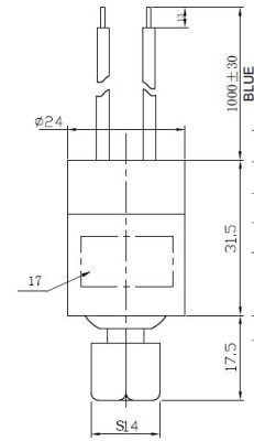 Low pressure switch 0.7 off 1.7 on Auto SPST -NO